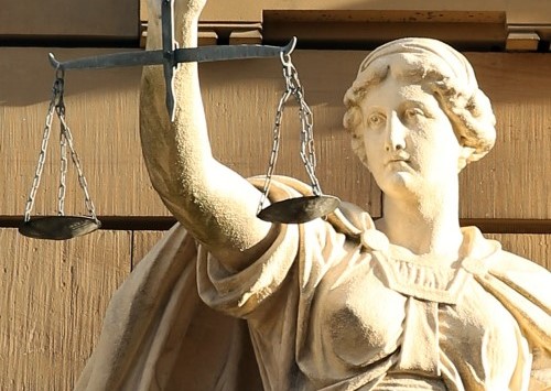 Waage der Justitia